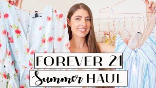 HUGE FOREVER 21 SUMMER TRY ON HAUL * So pretty & affordable!*