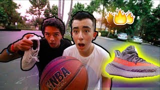 1 VS 1 BASKETBALL FOR $1,000 YEEZYS! (I lost...)