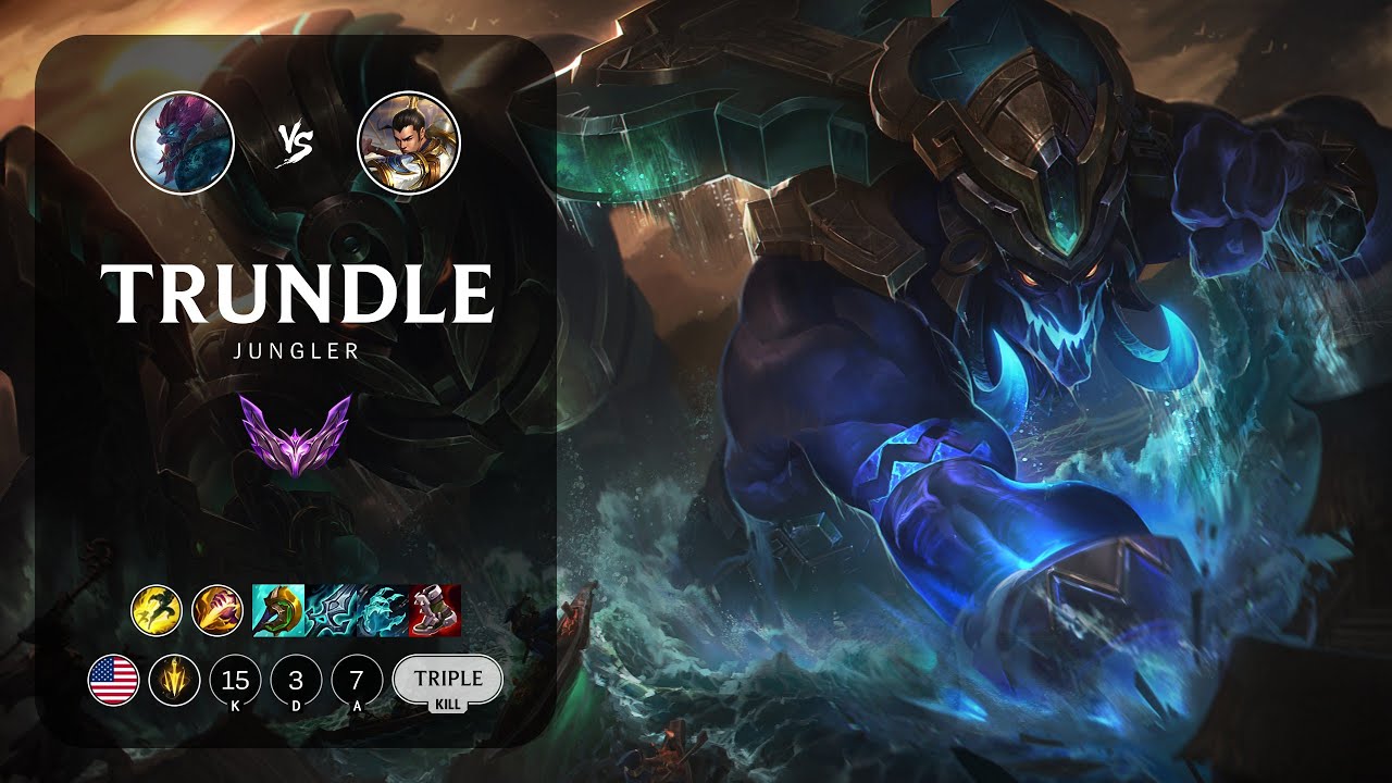 Trundle Jungle vs Xin Zhao NA Master Patch 13.7 YouTube