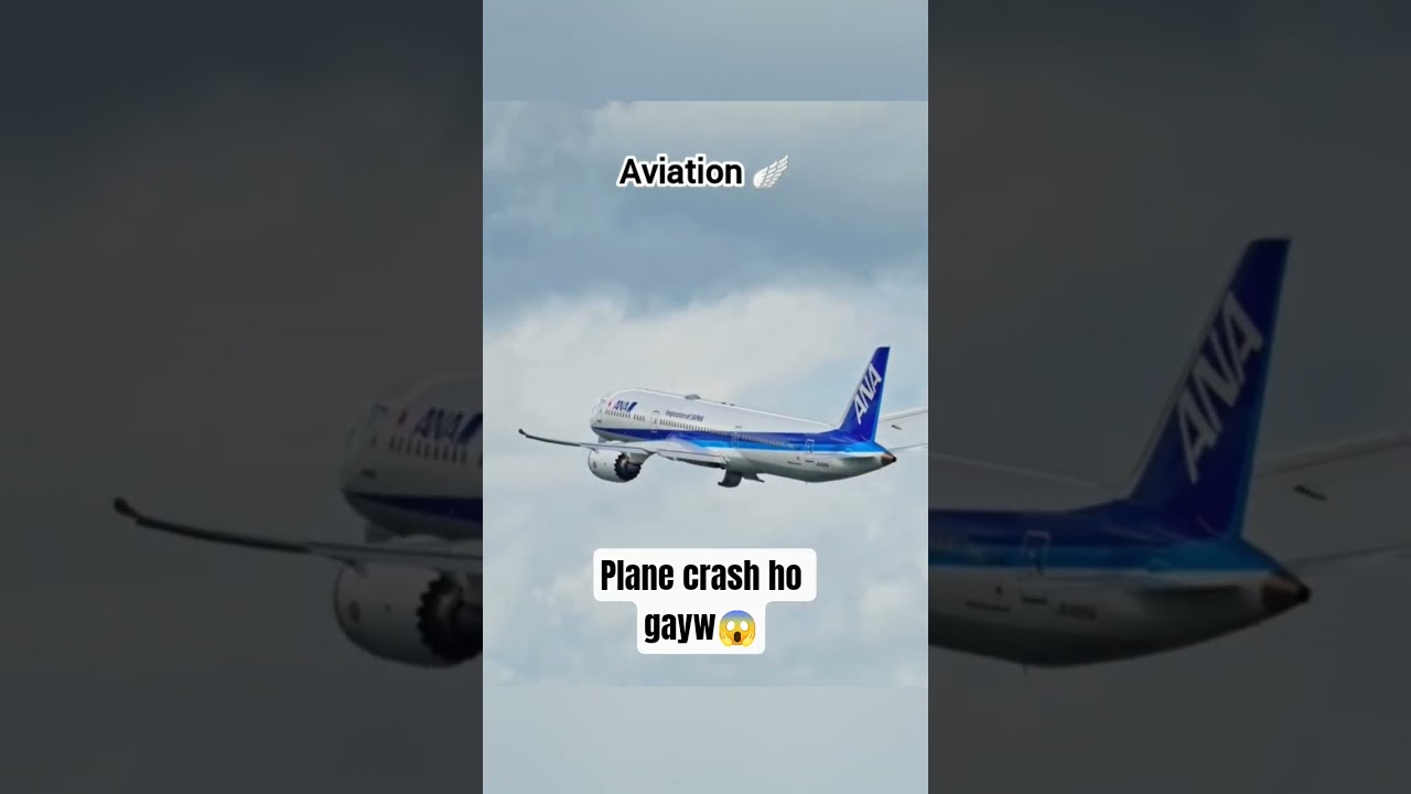 plane crash😱 