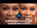 Eye and teeth whitening in photoshop