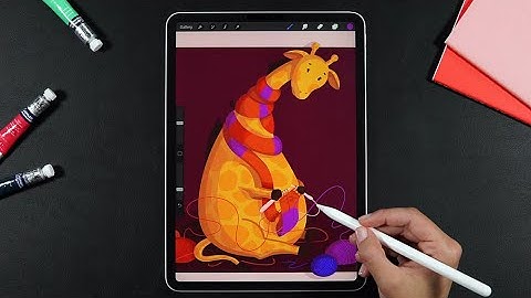 Giraffe 🦒 iPad Pro Procreate Drawing