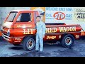 Mavericks "LITTLE RED WAGON" & THE EXHIBITION WHEELSTANDING HE CREATED !