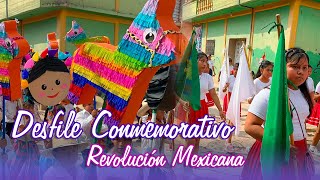 Desfile Conmemorativo al 115 Aniversario de la Revolución Mexicana en Atliaca GRO.