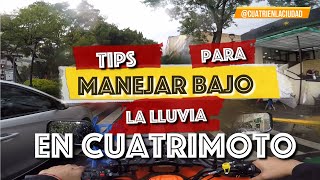 #TIPS PARA MANEJAR #CUATRIMOTO  BAJO LA LLUVIA Y OTROS VIDEITOS EXTRA