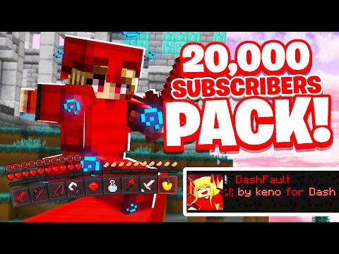 Bed Wars with my 20,000 subscriber pack!