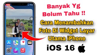 Cara Menambahkan Foto Di Widget iPhone iOS 16 screenshot 4