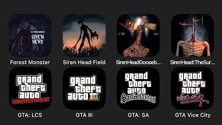 Forest Monster, Siren Head Field, SIren Head Goosebumps, Siren Head The Survival, GTA: LCS.... screenshot 5