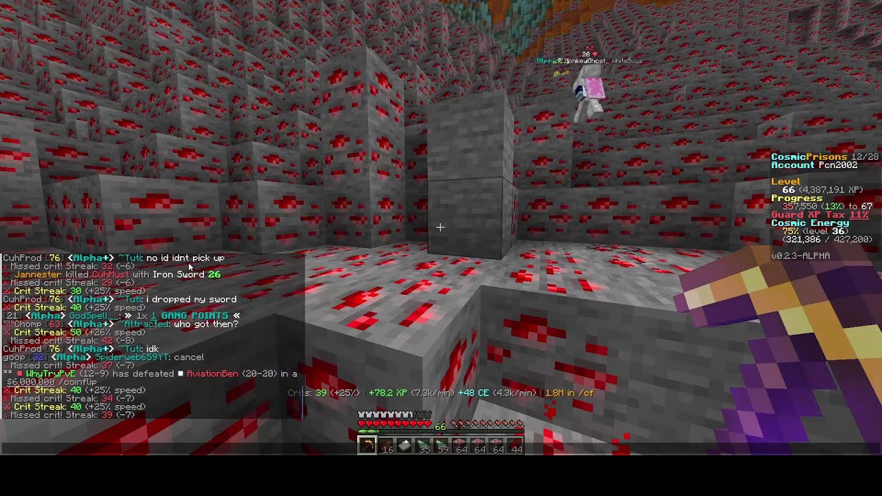 No Mic Just Minecraft Cosmic Prisons