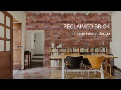 Reclaimed Brick Slips In Interior Design
