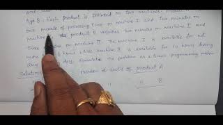 Problem 1 Mathematical formulation of LPP  - BSc Statistics