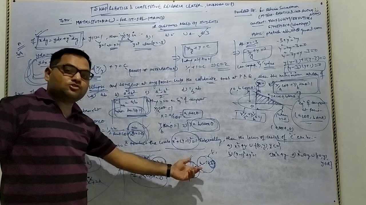 Mathematics for IIT- JEE by Er. Abhinav Srivastava (M.Tech- Robotics ...