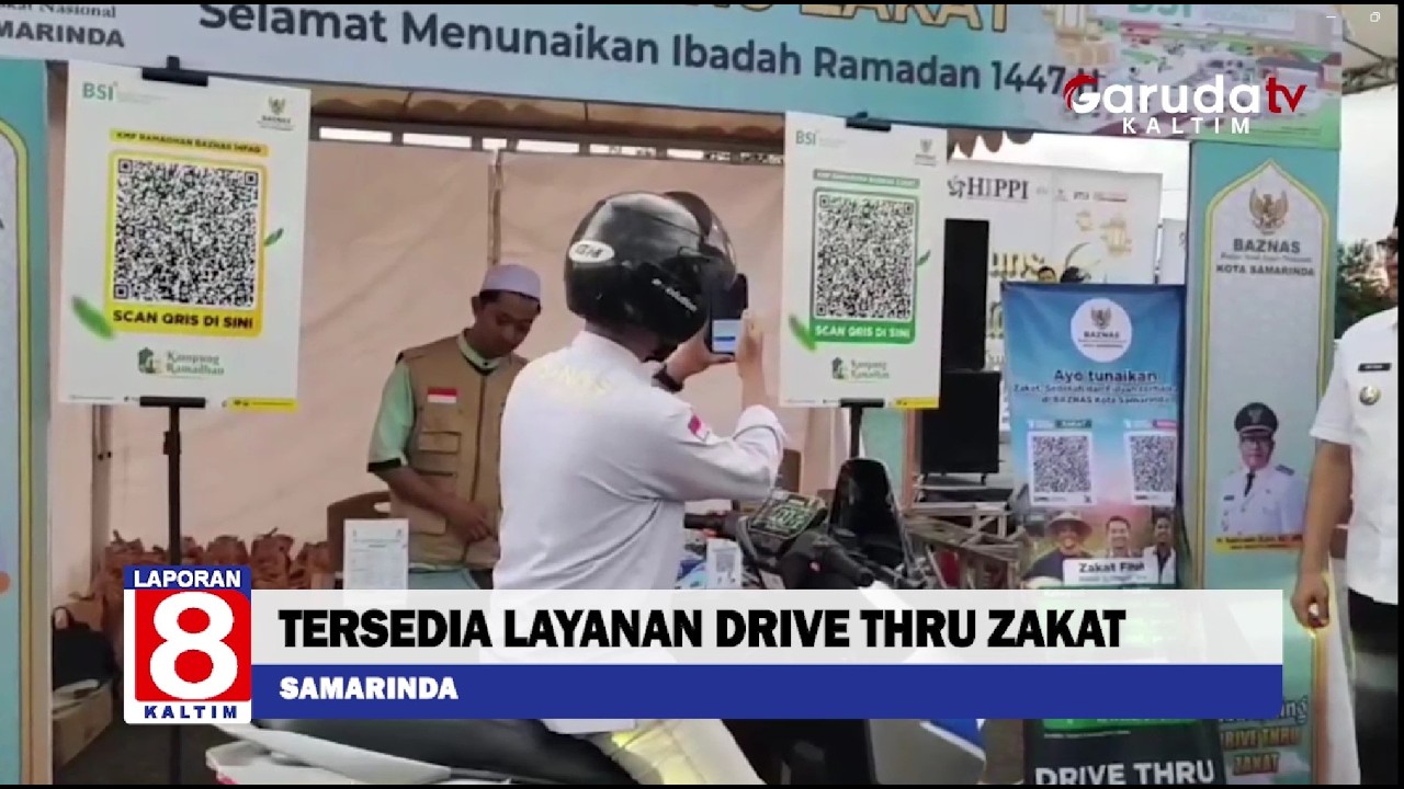 Ada Zakat Drive Thru di Kampung Ramadan