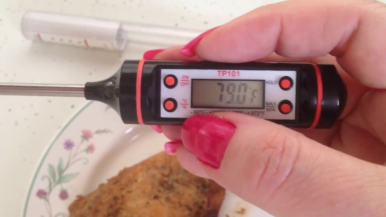 How To Use Chef Remi Cooking Thermometer on Baked Chicken YouTube