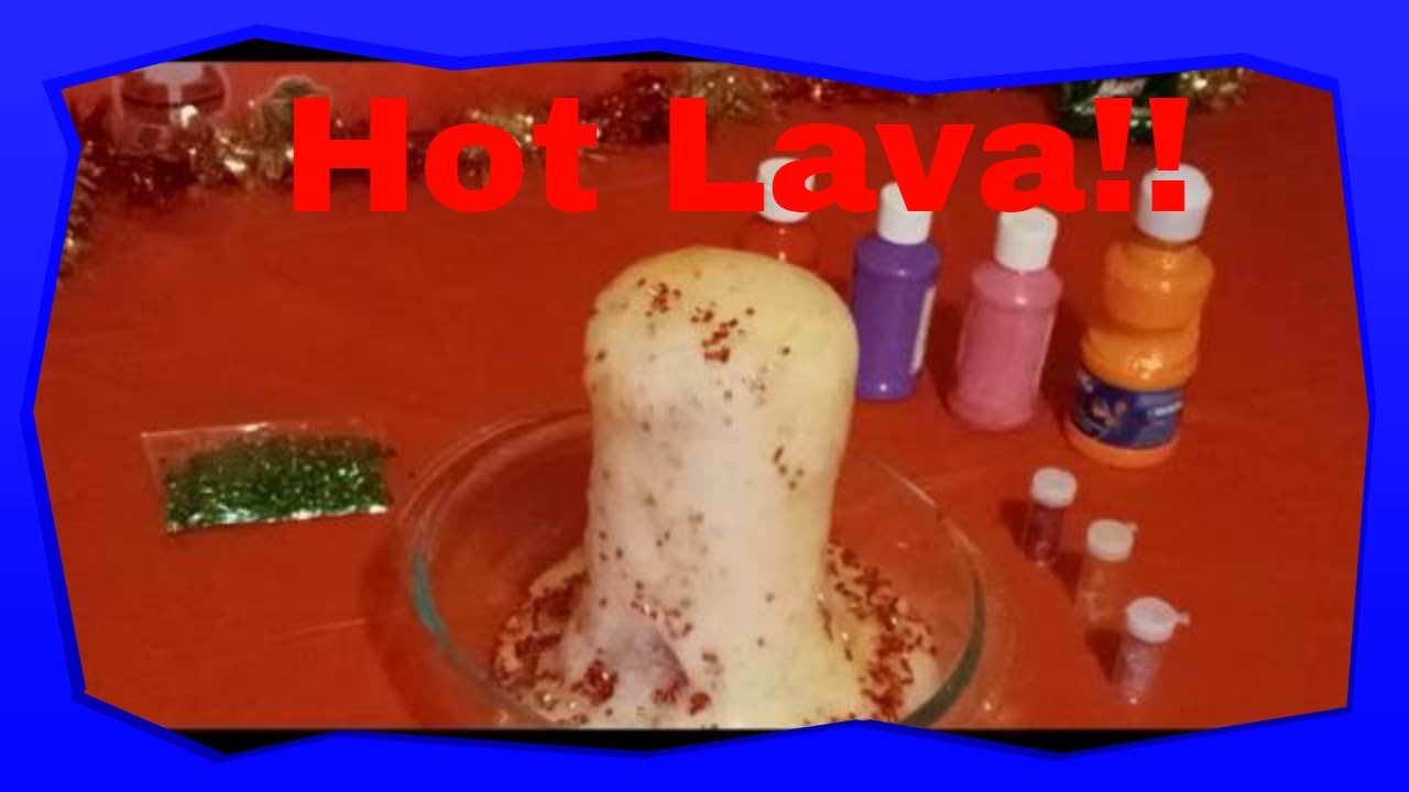 DIY Lava Explosion for Kids