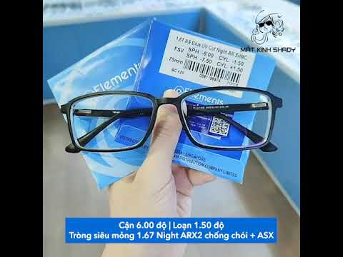 Video Tròng Kính Siêu Mỏng Đổi Màu Chống Ánh Sáng Xanh Photo... - youtube