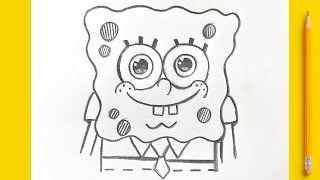 🧽 Easy Drawings – How to Draw SpongeBob Step by Step in Pencil | Art 2025 screenshot 5