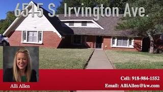 FOR SALE! 6515 S. Irvington Ave. - Tulsa, Ok - 2524 Sq. Ft. FOR SALE! 6515 S. Irvington Ave. - Tulsa, Ok - 2524 Sq. Ft.