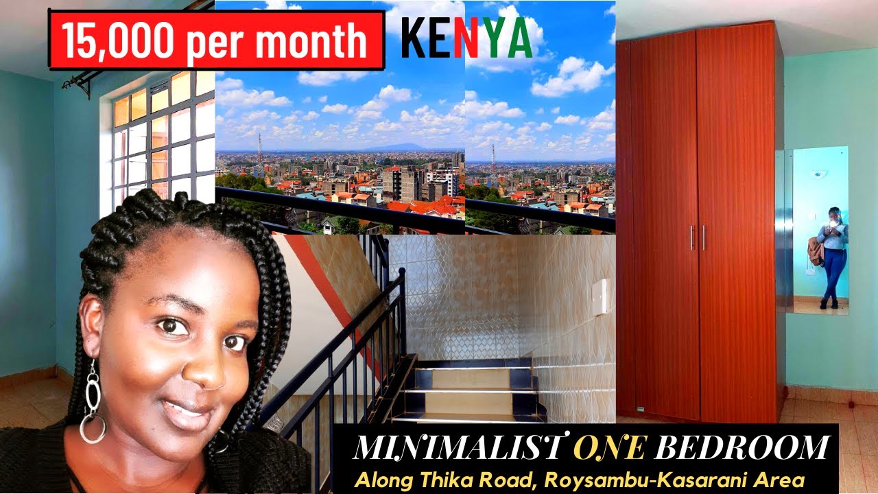 KASARANI ONE BEDROOM APARTMENT TOUR MINIMALIST 15K / House hunting in