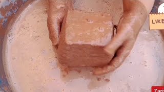Soft Red Dirt Crumble dipping on paste satisfying Sound Zariya ASMR screenshot 5