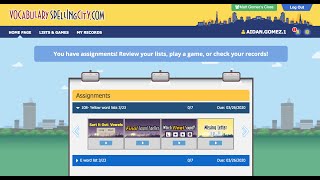 Spelling City Tutorial
