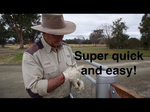 How We Do It: Tying Off Wire to a Strainer Post! (Termination Knot) #EP3