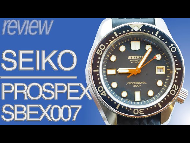 A retro diver reissue! Seiko Prospex SBEX007 SEIKO Hands-on