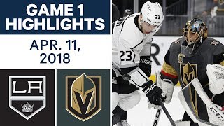 Nhl Highlights Kings Vs. Den Knights, Game 1 - Apr. 11, 2018
