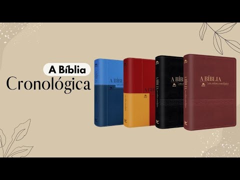 Vídeo: Bíblia em Ordem Cronológica | NVI Letra Normal | Capa Luxo Marrom