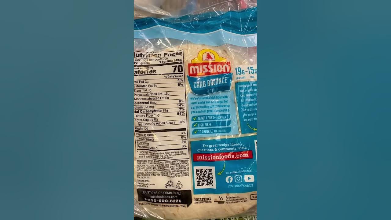 Mission low carb balance tortillas Keto Review YouTube