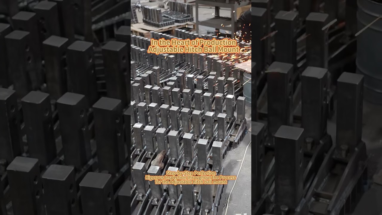 In the Heart of Production Adjustable Hitch Ball Mount.