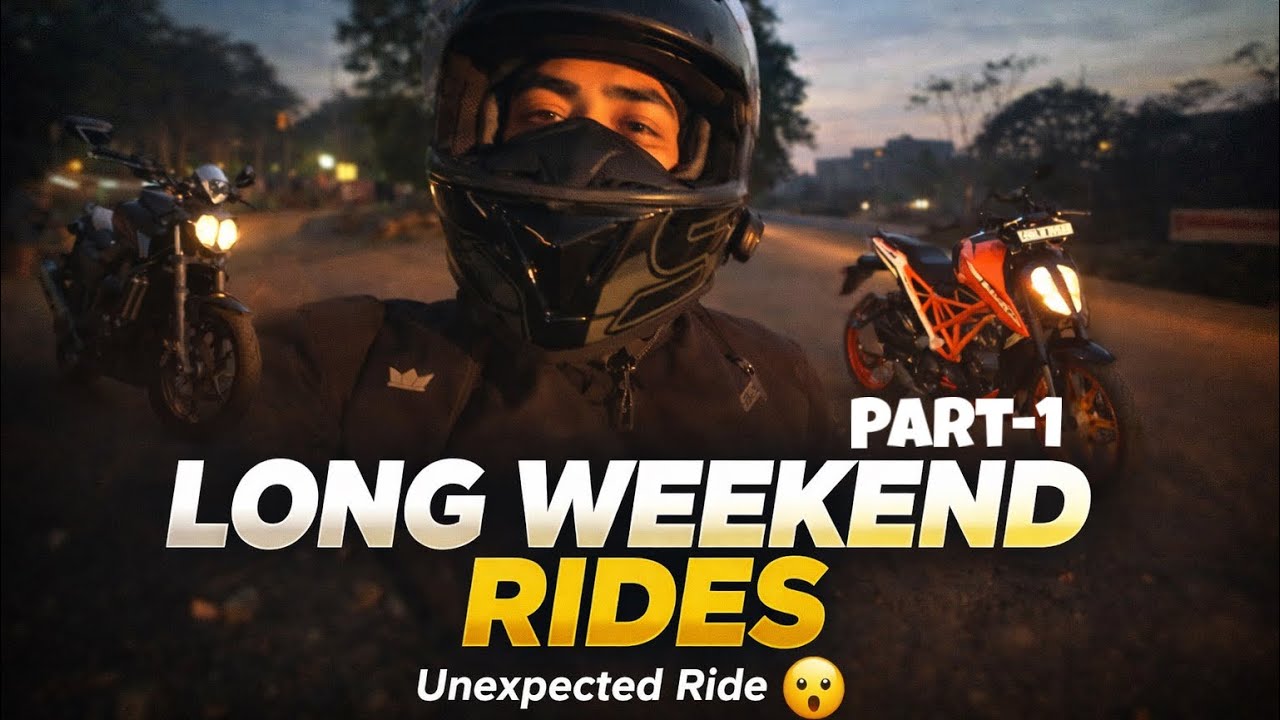 Long Weekend Rides | Unexpected Night Bike Ride | Part-1