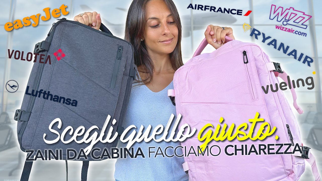 ZAINO DA CABINA per viaggiare GRATIS...ma attenti e facciamo chiarezza! ✈