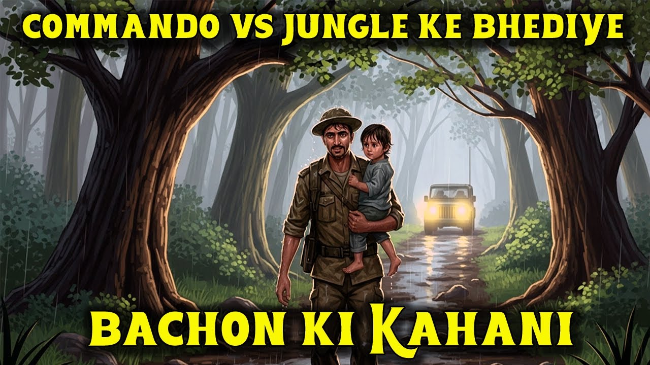Commando aur Jungle ke Bhediye | Bachon ki Kahani | Adventure Story
