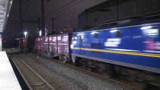 2日ぶりに隅田川シャトルに押太郎代走！EF210-309牽引 76レ小田栄駅通過