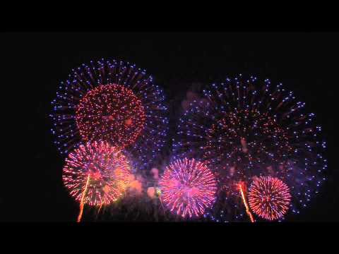 2015神明の花火　大玉連発スターマイン