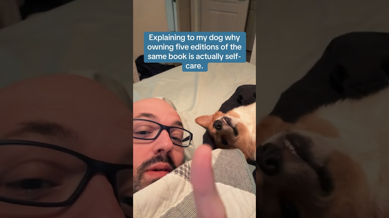 Book therapy session with my dog 🐶 