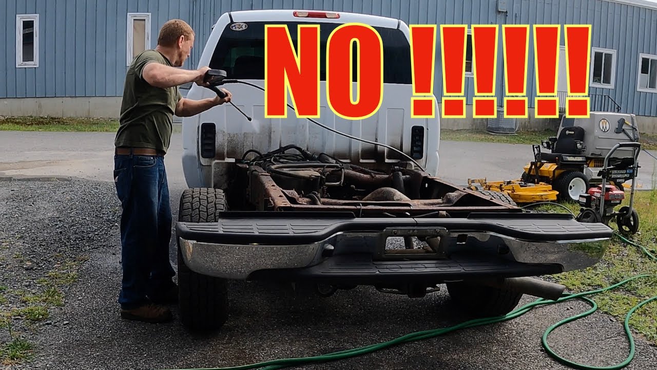 Super Powerful Pressure Washer Ruined My Paint On My Truck! YouTube