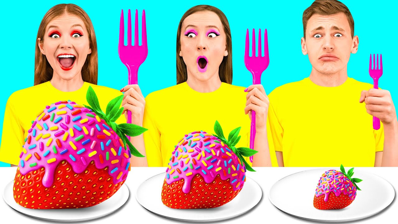 Большая, Средняя или Маленькая Тарелка Челлендж | Смешные Челленджи с Едой