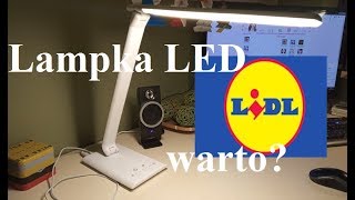 Lampka Led Z Lidl A Czy Warto Recenzja Test Biurkowa Na Biurko Livrano Lux Youtube