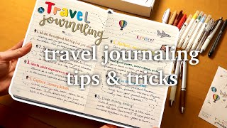 TRAVEL JOURNAL W/ ME✈️🌎⛅️💞 (tips on how to travel journal) | Carrie Walker X Pentel (pack # 7)