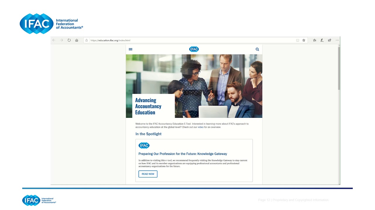 IFAC Accountancy Education E-Tool Video Demonstration - YouTube