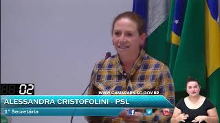 014 - Palavra Livre 2, Alessandra Cristofolini Maio, Dia 10 Sessão Ordinária 2021