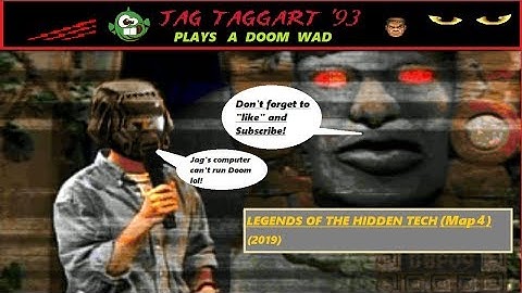 Playing a Doom Wad: "Legend of the Hidden Tech" Map 4 (2019)