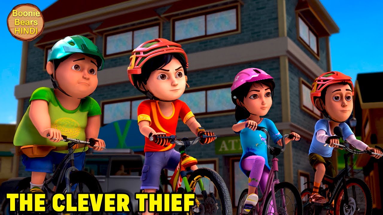 The Clever Thief | Shiva Ep 155 Action Cartoon Story For Kids | Shiva Cartoon | Boonie Bears Hindi