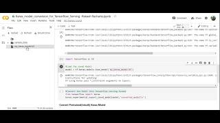 Keras Model Conversion for TFserving | Keras Model  for TF Serving (Tensorflow Serving)