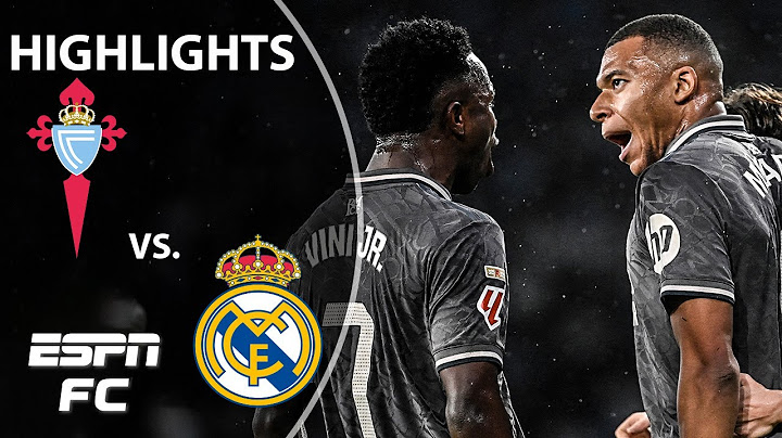 MBAPPE & VINI JR. SCORE 🙌 Celta Vigo vs. Real Madrid | LALIGA Highlights | ESPN FC