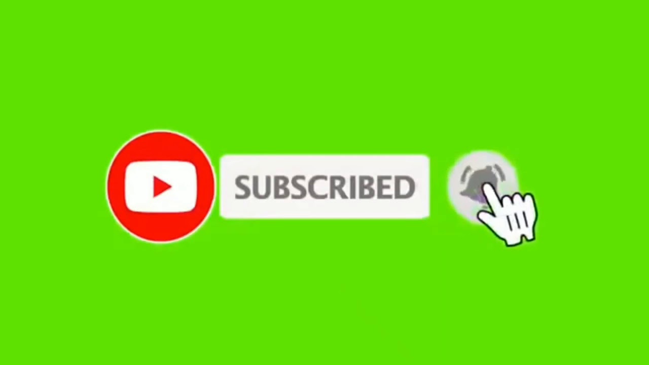 youtube subscribe button green background download free - YouTube
