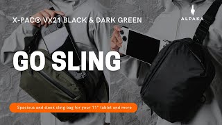 ALPAKA Go Sling VX21 Black & Dark Green