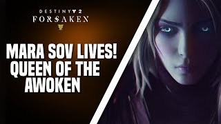 Destiny 2 Forsaken - Speaking With The Awoken Queen Mara Sov Mara Lives